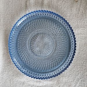 Mikasa blue platter